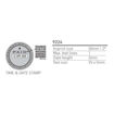 Picture of CUSTOMISED RUBBER STAMP (TIME & DATE)  9224 - 50MM DIAMETER